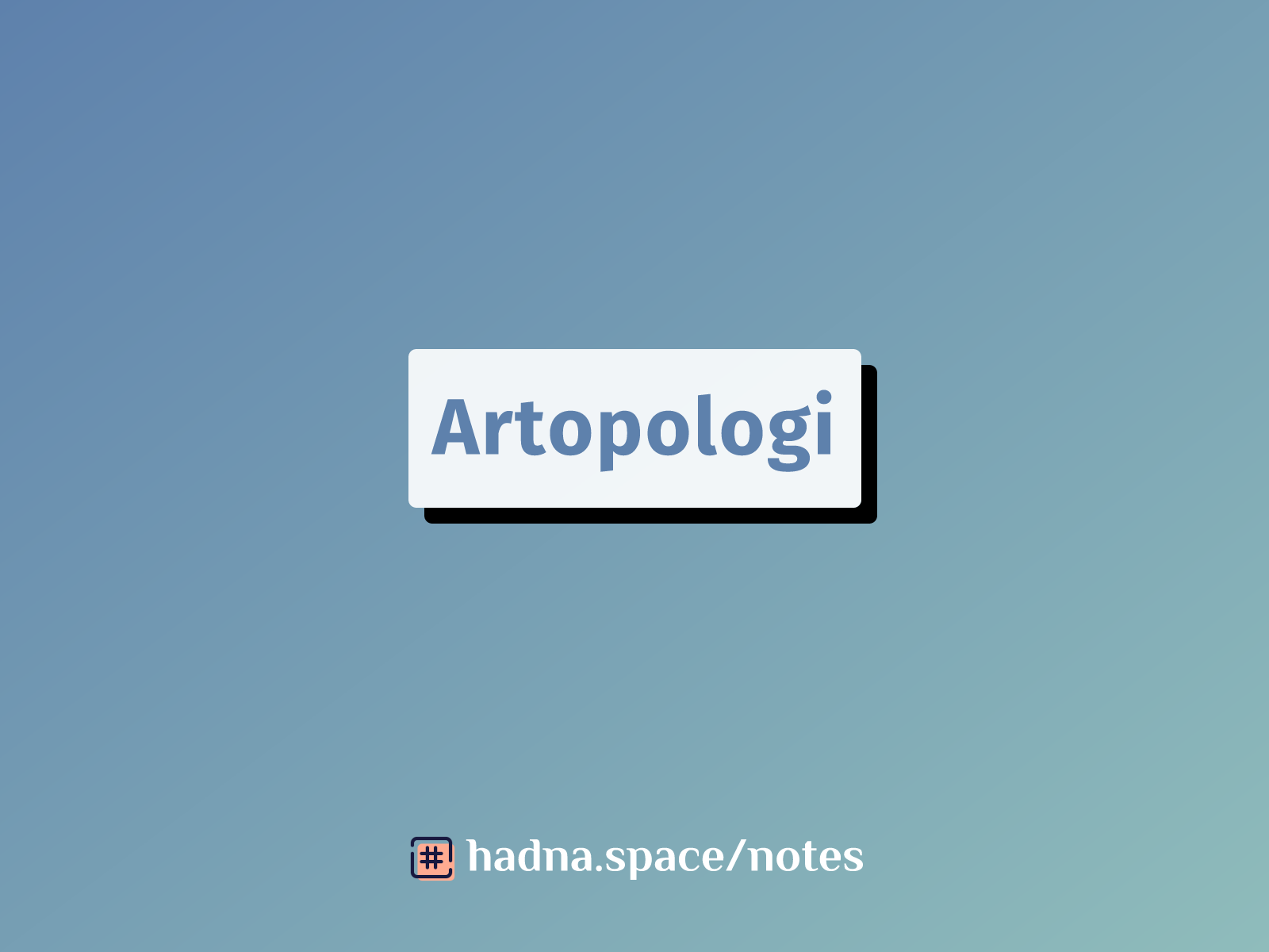 Artopologi