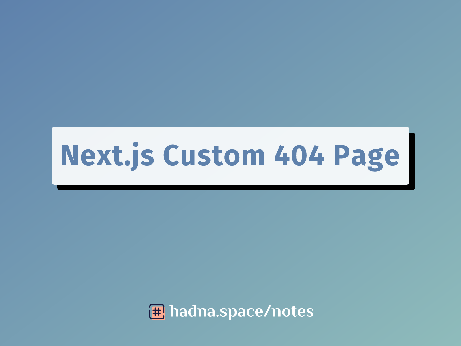 How To Create a Custom 404 Page for Your Next.js Project