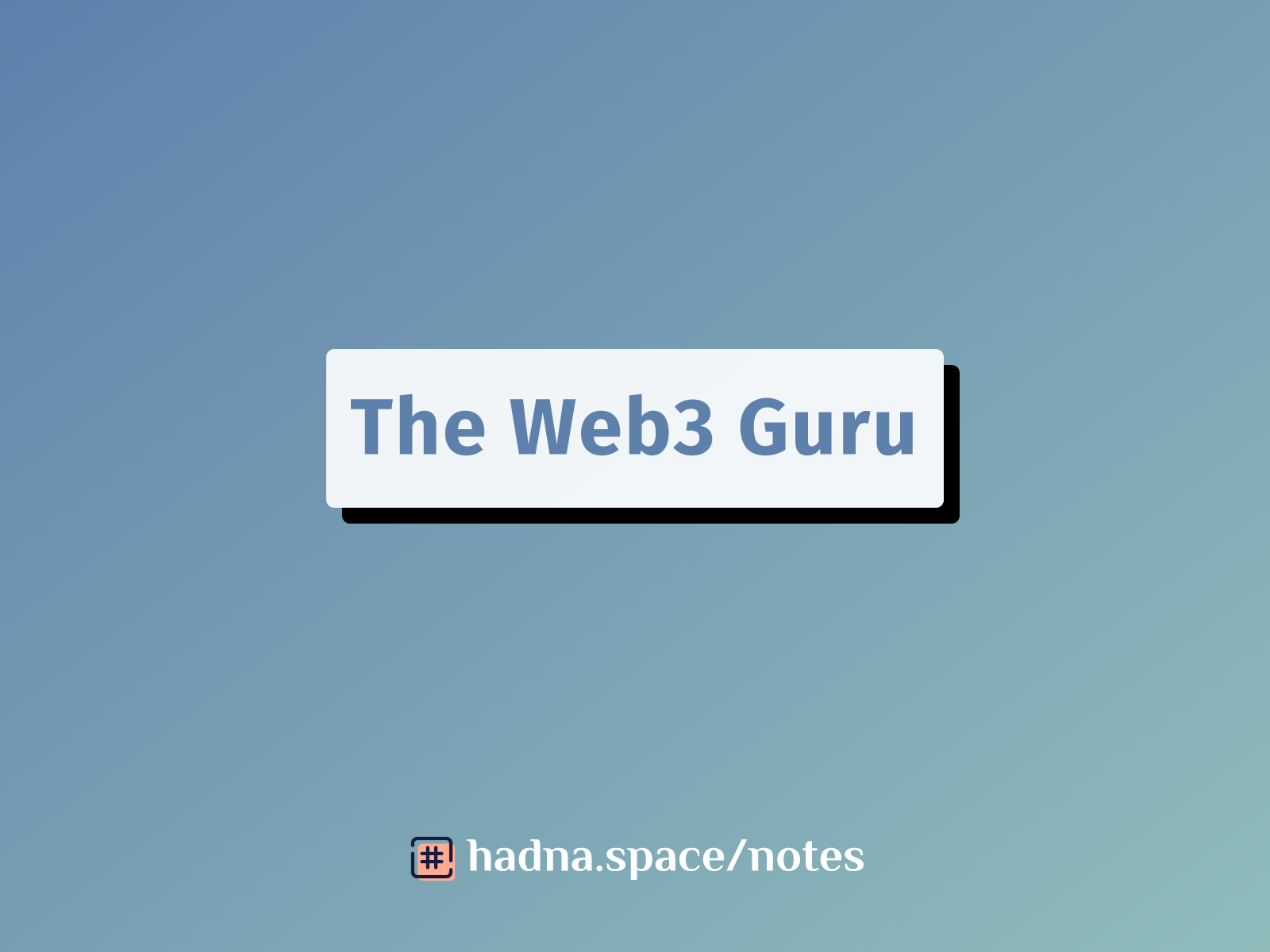 The Web3 Guru