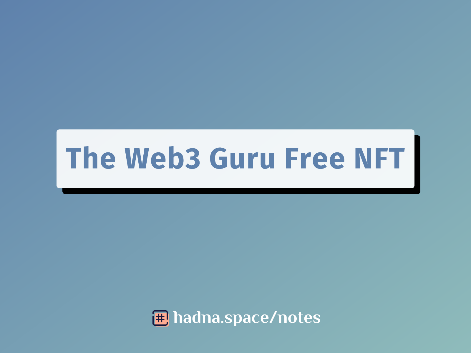 The Web3 Guru Free NFT