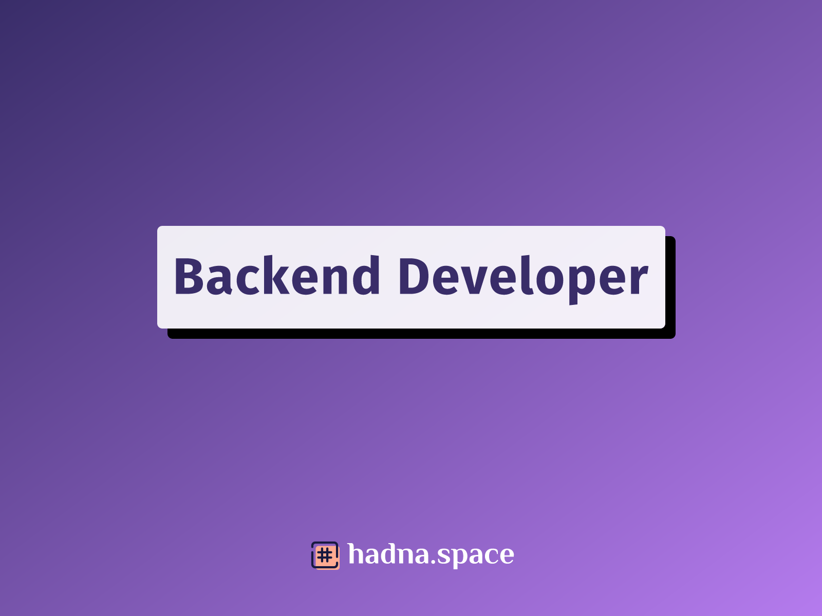 Backend Developer