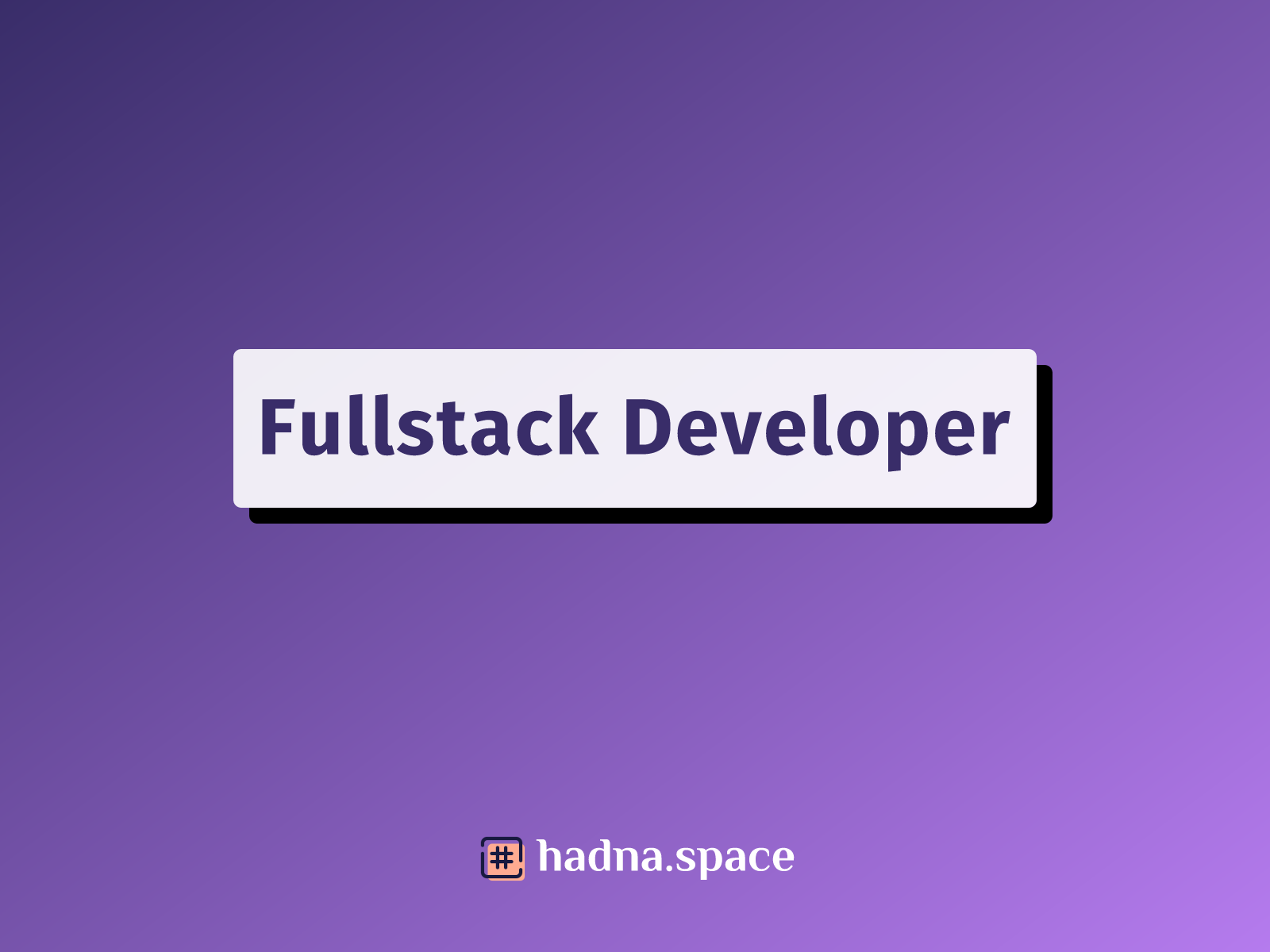 Fullstack Developer