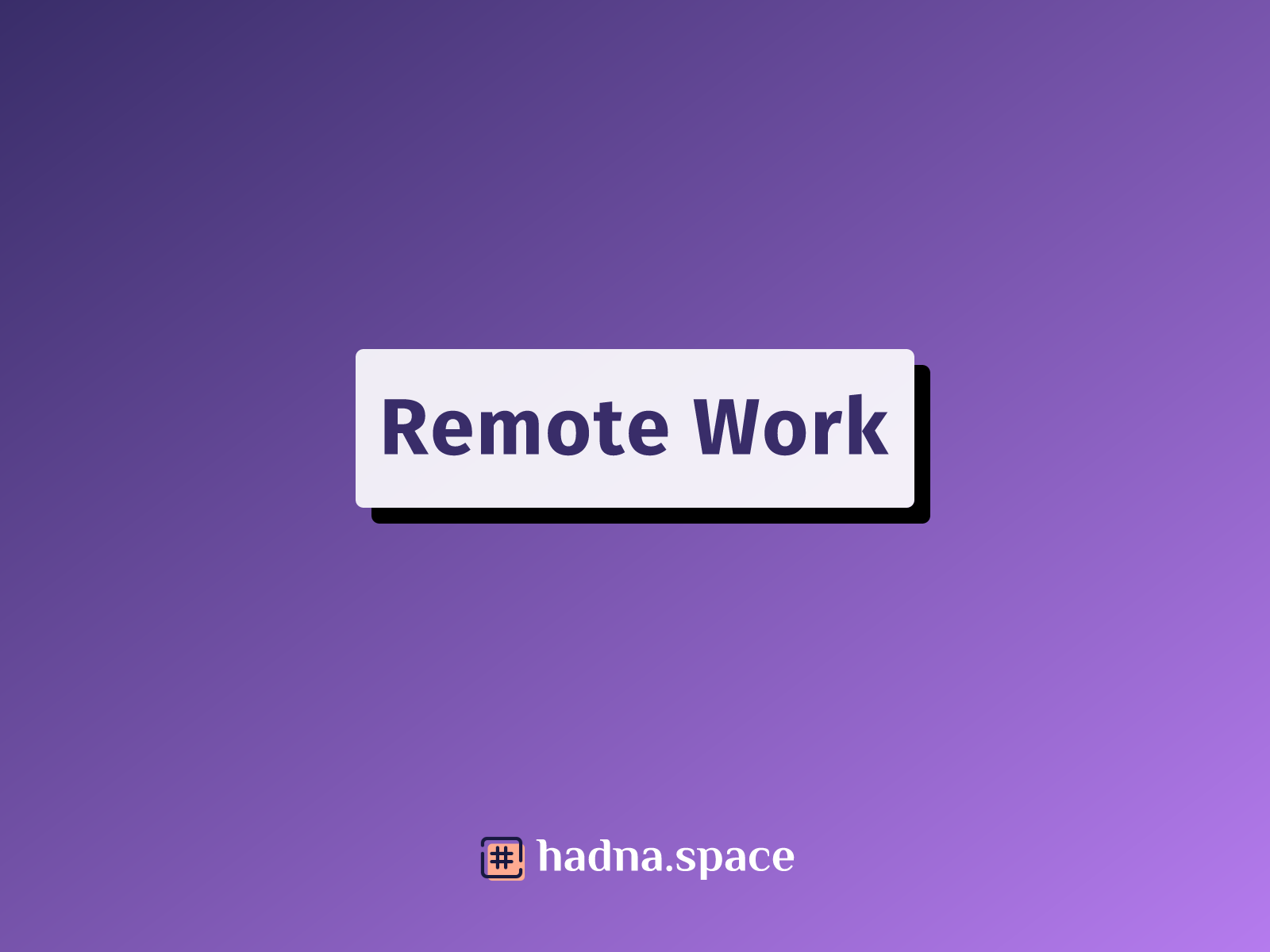 Remote Work